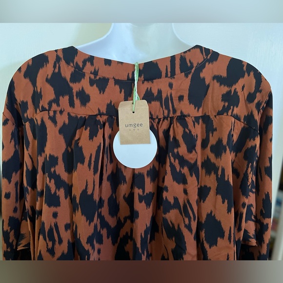Umgee Chic Cheetah Print Dress 1X - Picture 11 of 14